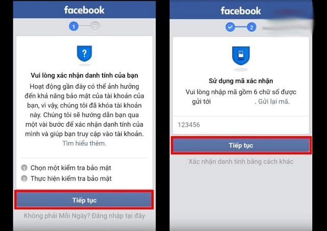 Xác minh thông tin cá nhân facebook