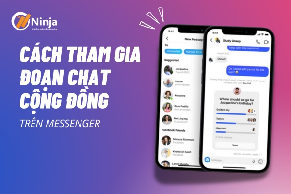 cách tham gia đoạn chat cộng đồng trên messenger