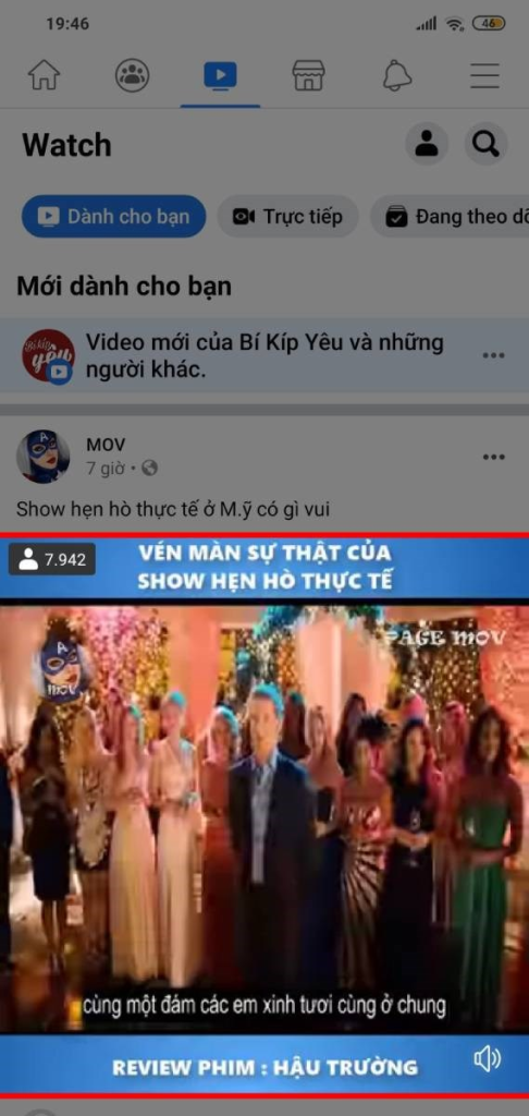 chọn và xem video