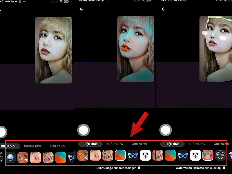 Cách call video trên messenger có filter instagram đơn giản