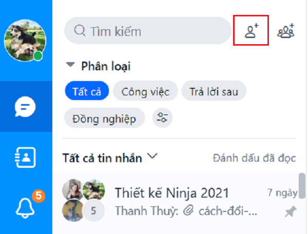 Truy cập Zalo trên máy tính